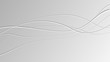 Smooth Abstract Wavy Lines Vector with White Grey Gradient Background for Designs Web Design Banner Poster etc.
