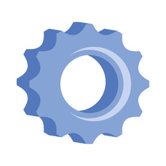 Poster - gear cogwheel icon on white background