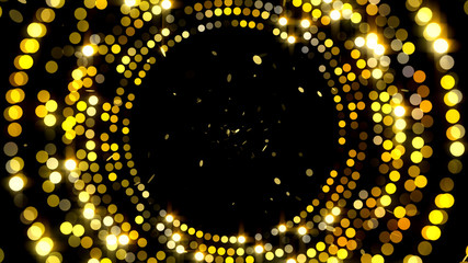 Poster - gold light awards background fashion style glittering bokeh glamour shiny effect