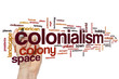 Colonialism word cloud