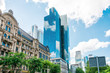 Frankfurt, Germany - June 12, 2019: Commercial finance building in Frankfurt, Germany.