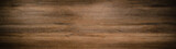 Fototapeta Las - alte braune dunkle rustikale Holztextur - Holz Hintergrund Panorama Banner lang