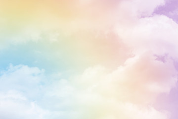 Wall Mural - Cloud background with a pastel colour