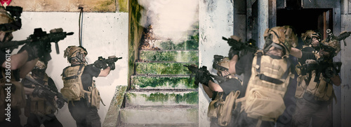 Cuadros en Lienzo special forces soldier , military concept