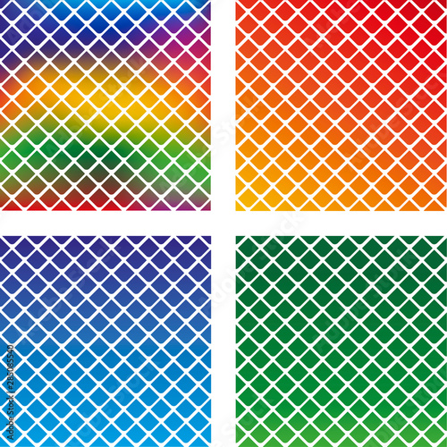 Diamond background in rainbow colors. Squared and editable.