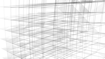 Poster - Abstract background. Plexus effect. Abstract connecting dots and lines. Polygon modern pattern. Vector illustration.