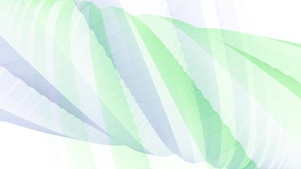 Poster - Rotating geometric spiral in 3d rendering on white background. White Geometric Technology design abstract animation. Animation. Modern looped animation background.