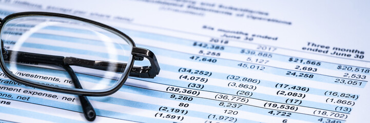 Business composition. Financial analysis - income statement balance