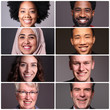 © Djomas - Beautiful multicultural ethnicities from different people around the world