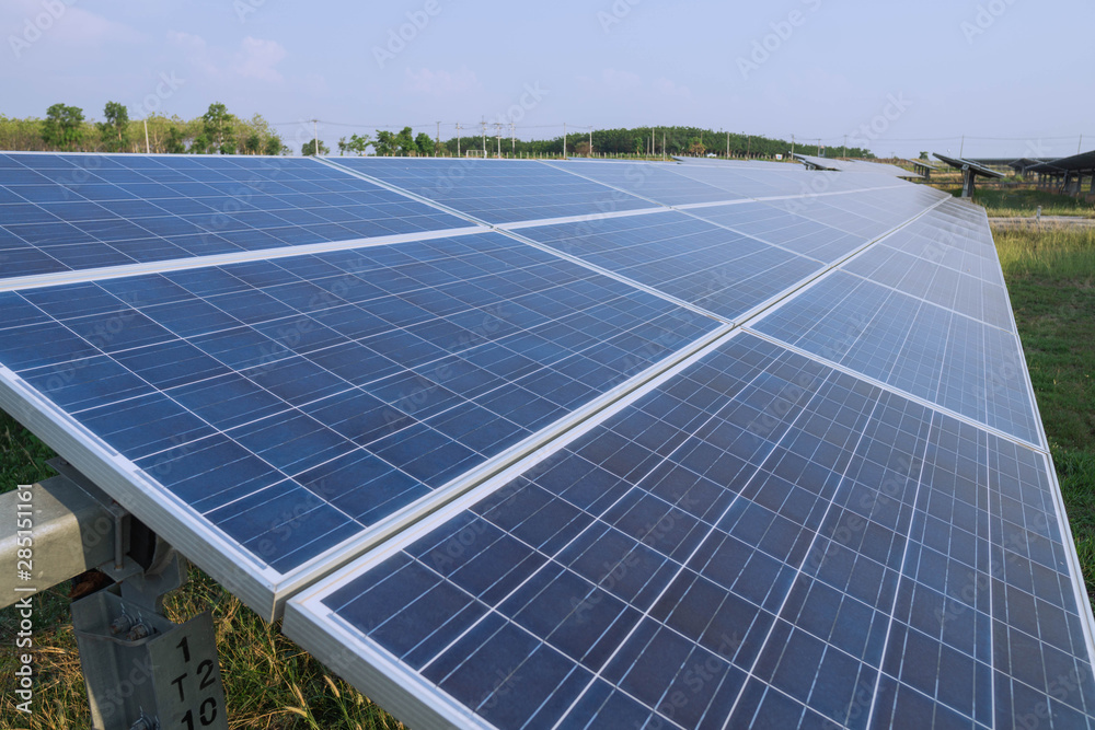 Solar panel, alternative electricity source, concept of sustainable ...