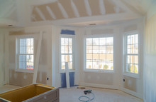 Material For Under Construction, Remodeling And Renovation From Room White Door And Molding