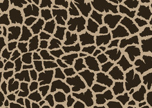 Giraffe Skin Seamless Pattern Design. Vector Illustration Background. For Print, Textile, Web, Home Decor, Fashion, Surface, Graphic Design