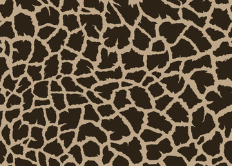 Poster - giraffe skin seamless pattern design. vector illustration background. for print, textile, web, home 