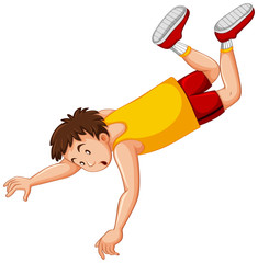 Wall Mural - sports athlete isolated on white