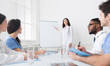 © Prostock-studio - Practitioner giving lecture for colleagues in clinic