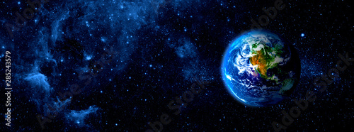 View of the earth from the moon. Fototapete