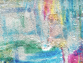 Background of paint on canvas