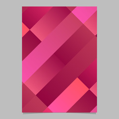 Poster - Modern geometrical trendy colorful diagonal rectangle flyer background - abstract vector brochure template graphic