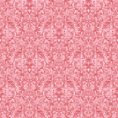 Poster - Polygonal geometrical floral triangle pattern background - color abstract gradient vector design