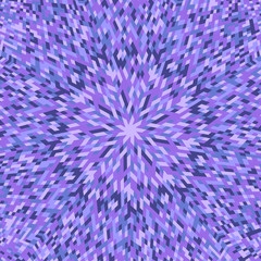 Poster - Dynamic tile mosaic background design - circular colorful psychedelic vector graphic