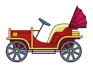 Poster - Classic antique car vehicle