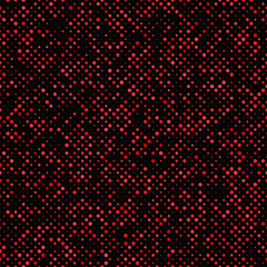 Poster - Red seamless dot pattern background - vector graphic design