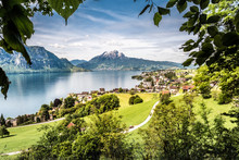 Weggis, Pilatus, Lake Lucerne, Vierwaldstättersee, Schweiz