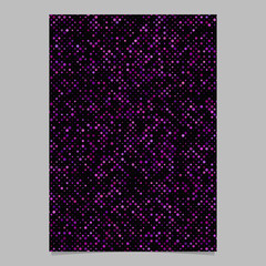 Poster - Geometrical dot pattern page background template - vector illustration