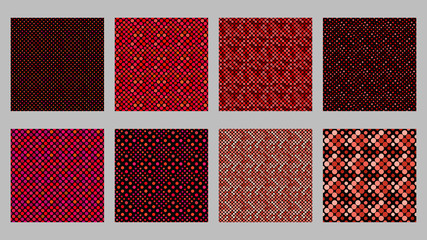 Poster - Abstract circle pattern background set - vector graphic design