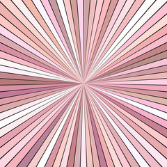 Poster - Pink psychedelic abstract striped sun burst background design - vector blast illustration