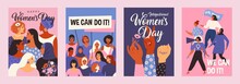 International Womens Day. Vector Templates For Card, Poster, Flyer And Other Users.