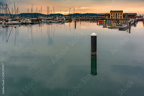 Maritime Port of Gijon (Asturias, Spain) Fototapete