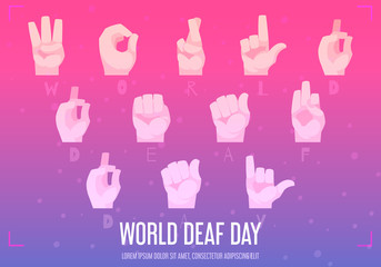 Poster - World Deaf Day Poster