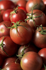 Canvas Print - Raw Red Heirloom Cherry Tomatoes