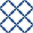 Indigo blue shibori tie dye quilt grid background. Seamless pattern on white background. Japanese style batik textile. Variegated for summer fashion swatch