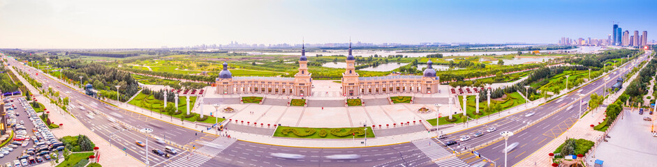 Wall Mural - Cityscape of Harbin. Located in Harbin, Heilongjiang, China.