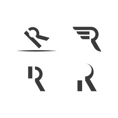 Wall Mural - R letter logo