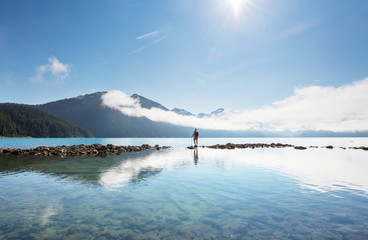 Canvas Print - Garibaldi lake