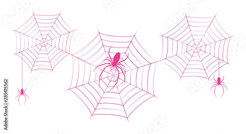 蜘蛛 蜘蛛の巣 ベクター イラスト クリップアート Stock Vector Adobe Stock