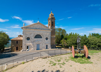 Wall Mural - Montalcino (Italy) - The awesome historical center of the medieval and renaissance city on the Val d'Orcia, famous for wine; Tuscany region, province of Siena