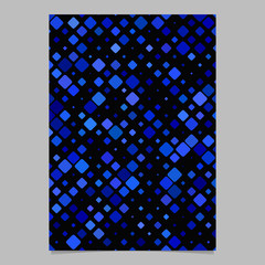 Poster - Square pattern brochure design - vector tiled mosaic stationery background