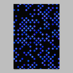 Poster - Abstract repeating circle pattern brochure template - vector illustration