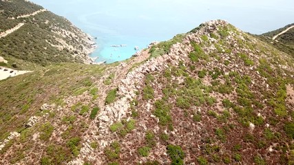 Canvas Print - Vista dal Drone in Villasimius