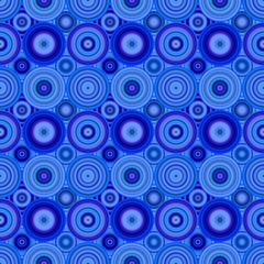 Poster - Abstract geometric circle pattern background - repeatable illustration