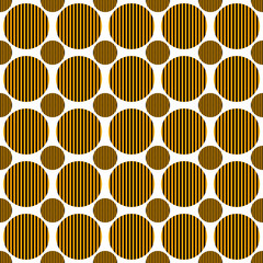 Poster - Abstract geometrical circle pattern background - vector graphic design