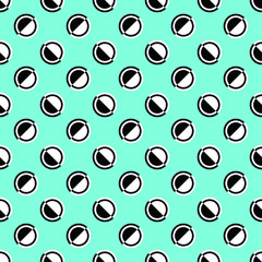 Poster - Abstract repeating pattern - vector circle background illustration