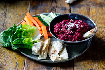 Wall Mural - Beetroot and horseradish dip