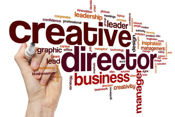 Poster - Creative director word cloud