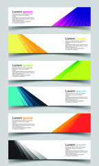 Wall Mural - Vector abstract banner design background