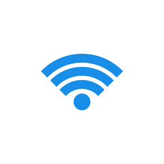 WIFI Icon. signal vector icon. Wireless and wifi icon or sign for remote internet access